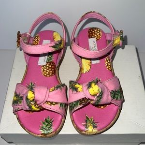 Dolce & Gabbana girls pineapple wedges